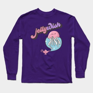 Jelly Fish Cute Kawaii Genie Lamp Long Sleeve T-Shirt